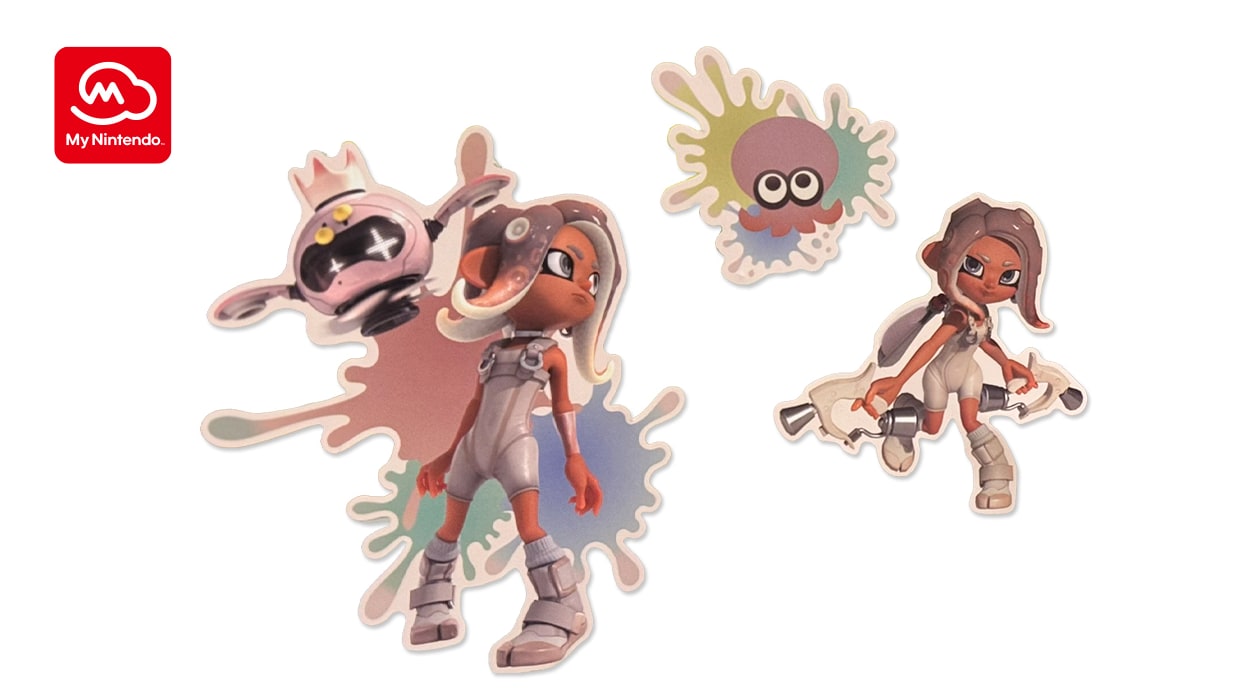 Splatoon™ 3: Expansion Pass - Side Order Tech Sticker sheet 1